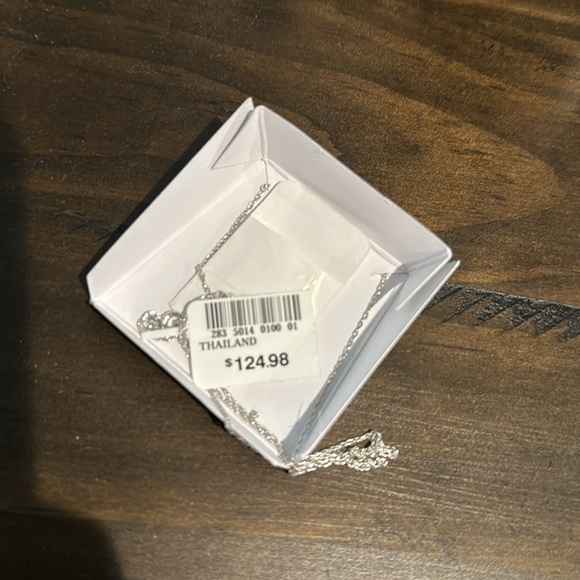 BRAND NEW Diamond Sterling Necklace - Picture 3 of 3